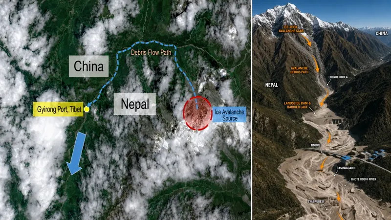 Nepal avalanche caused Gyirong mudslide